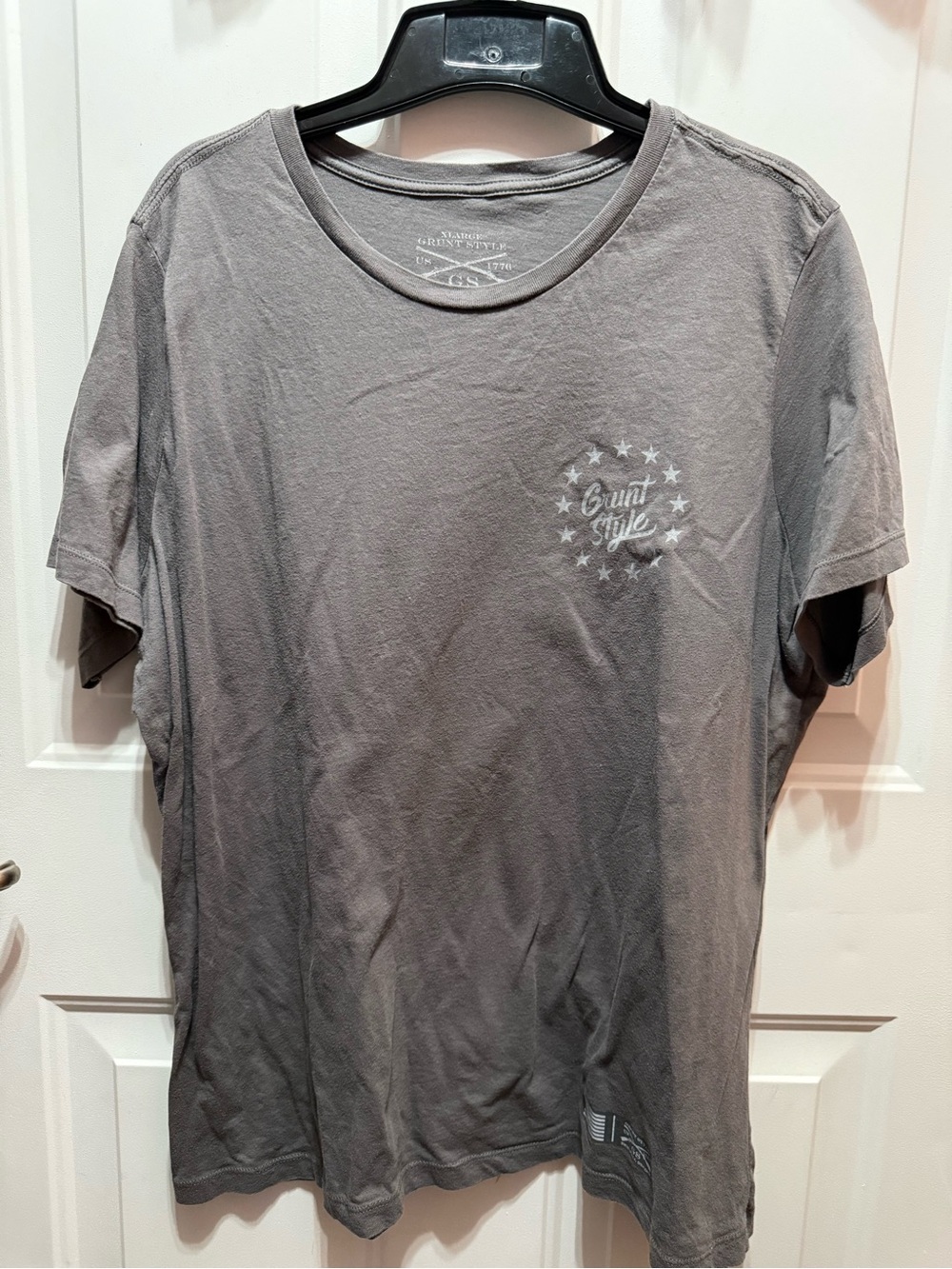 Grunt Style Charcoal Gray Short Sleeve Graphic Tee Size XL